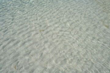 Transparent sea surface, natural sea water background