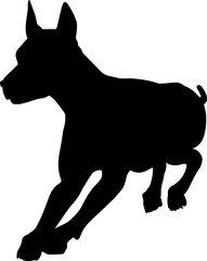 Dog Silhouette Pet Animal