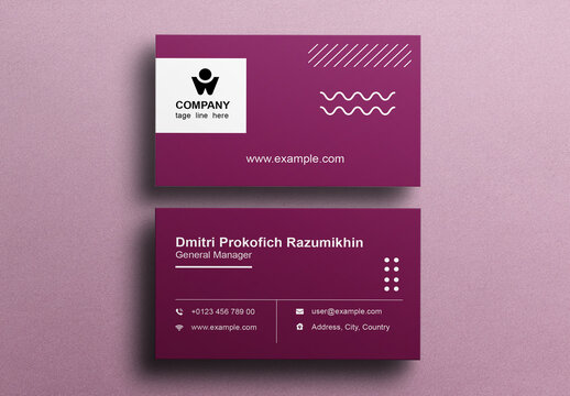 Business card Design template