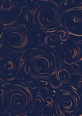 Abstract background with golden circles