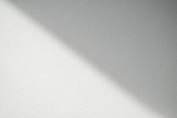 Abstract shadow on the white wall, White and black background