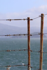 Reling auf Schiffsdeck