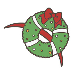 christmas tree with bells