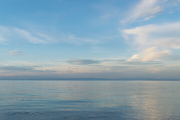 blue sky and sea