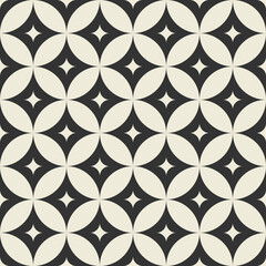 Seamless vector geometric pattern. Retro print for fabric cover background