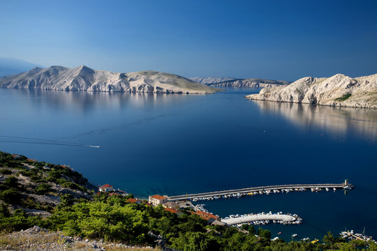 Town of Baska on the Island of Krk