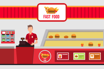 Fast Food Illustration