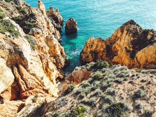 Fototapeta na wymiar Steilküste von Portugal