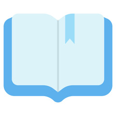 book icon vector flat illustration