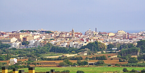 Vista de Altafulla, Tarragona, Catalunya, España, Europa
