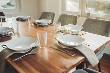 Gedeckter Tisch