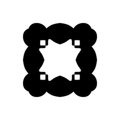 Text frame icon. Simple style big sale poster background symbol. logo design element. T-shirt printing. Vector for sticker.