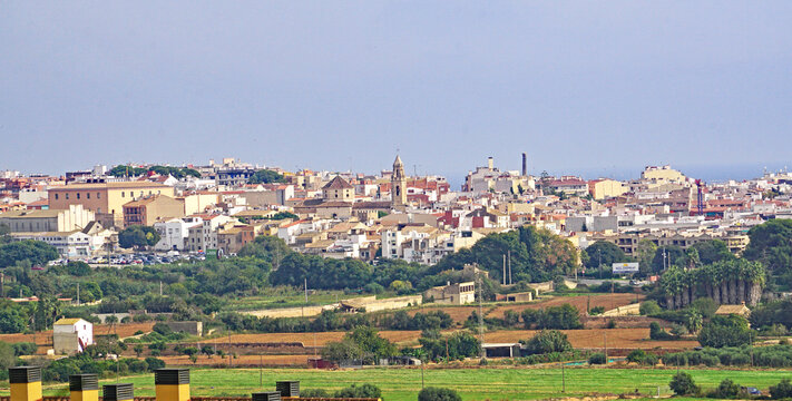 Vista de Altafulla, Tarragona, Catalunya, España, Europa
