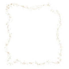 Gold Elements on Transparent Background for Graphic Designers