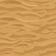 Sand texture, seamless background in cartoon style, game decoration, ui. 