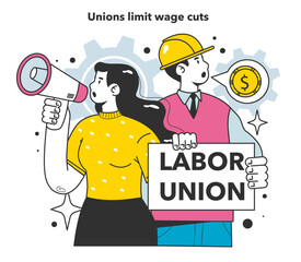 Unions limit wage cuts as a financial inflation cause. Growing up prices