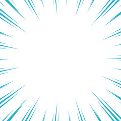 Obraz premium 漫画風の集中線のイラスト素材