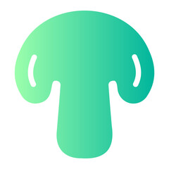 mushroom gradient icon
