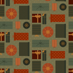 Seamless Christmas Gift / Present pattern