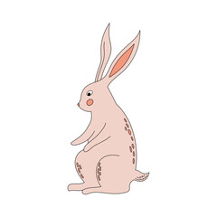 Rabbit or hare illustration