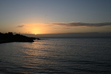 Fototapeta premium sunset over the sea