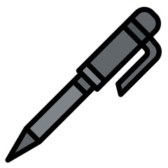 pen ballpoint stationery office supply icon