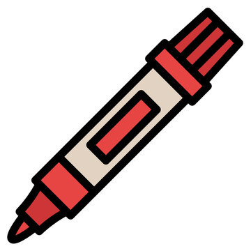 recommend clip art: marker color stationery office supply icon