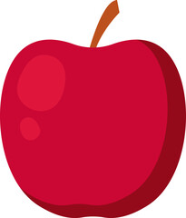 Apple flat icon Ingredient for mulled wine