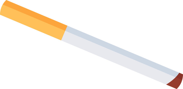 Cigarette flat icon Unhealthy habit Detective set