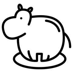 hippopotamus icon