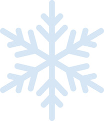 Obraz premium Snow flat icon Snowflake shape Winter weather