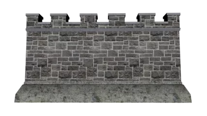 Castle wall - 3D render © Elenarts