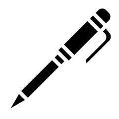 pen ballpoint stationery office supply icon