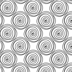 Fototapeta premium Creative Seamless Pattern For Coloring Page And Coloring Book