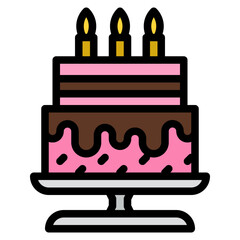 cake sweet dessert icon