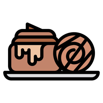 Cinnamon Roll Sweet Dessert Sugar Icon