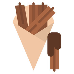 churros sweet dessert sugar icon