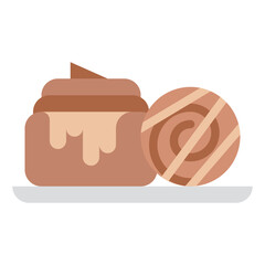 cinnamon roll sweet dessert sugar icon