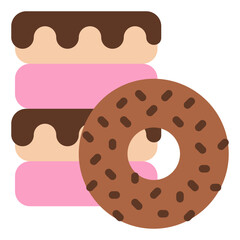 donut sweet dessert icon