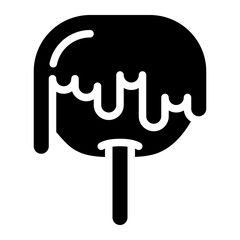 candy apple sweet dessert icon