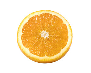 Orange slice on transparent png