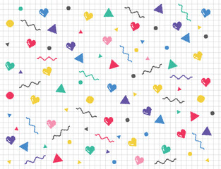 Graphic background of the 1980s or 1980s. Retro. modern.