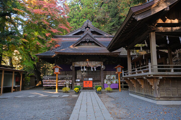 Fototapeta premium 山梨県富士吉田市 新倉富士浅間神社 拝殿