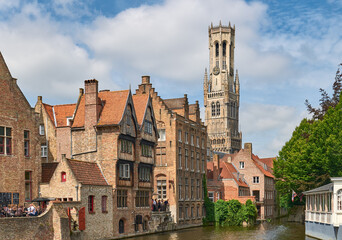 Bruges historic and traditional architectures