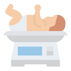 scale baby size measure maternity icon