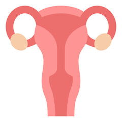 uterus woman organ womb icon