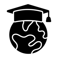 Global education, education, learning Modern concepts flat design, Premium quality vector illustration concept. Vector symbol.