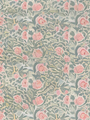 seamless background with flowers