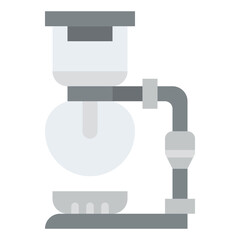 siphon coffee maker coffee coffee shop icon
