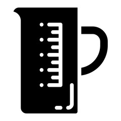 measuring glass coffee shop coffee equipment measurement icon